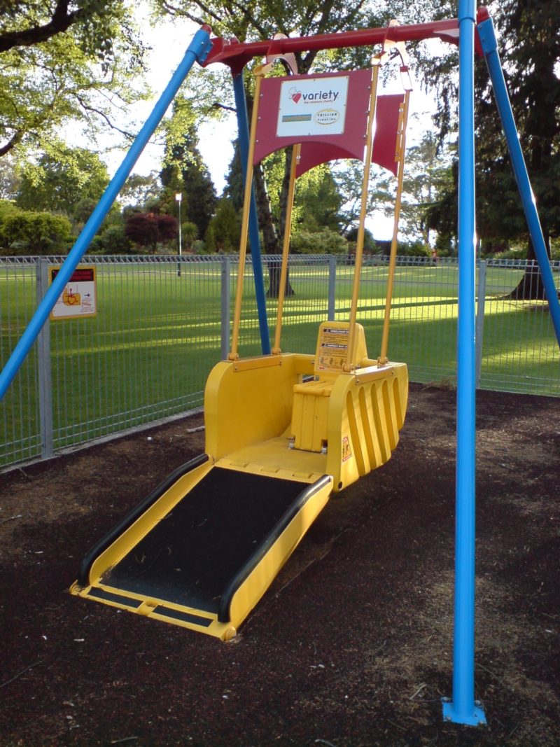 Play equipment for wheelchair users is going to be installed in a St Helens park