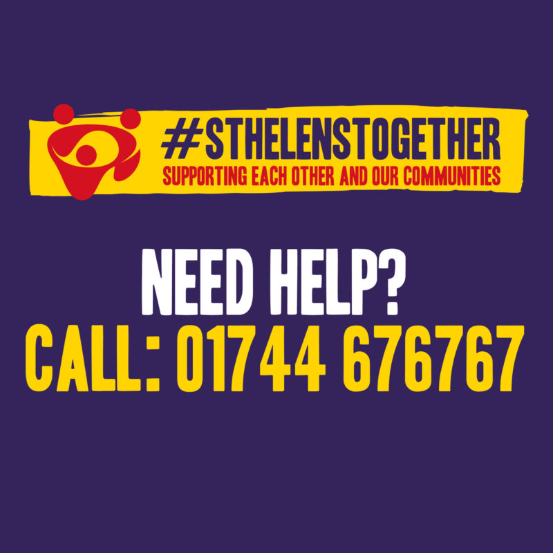#StHelensTogether is just one of the sources of support available for residents in the borough