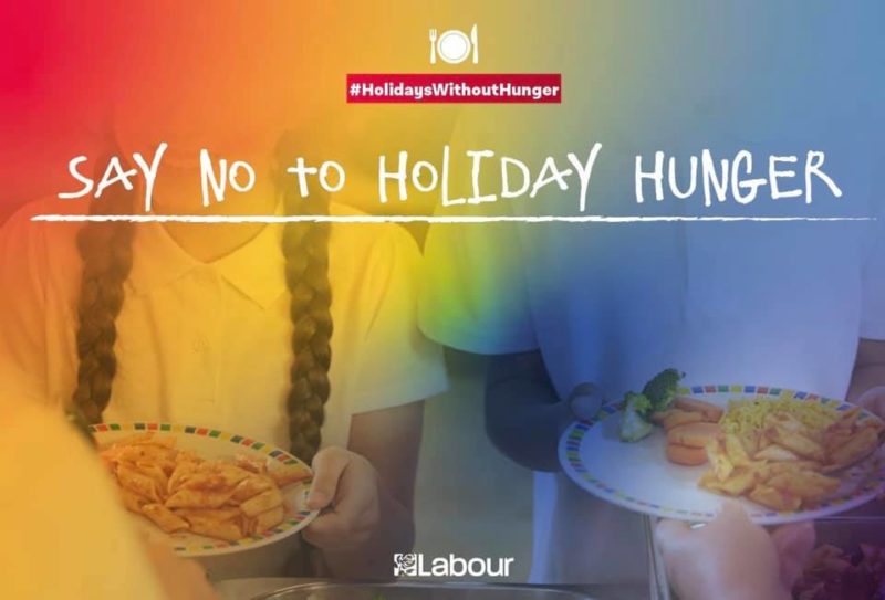 Labour want to end holiday hunger