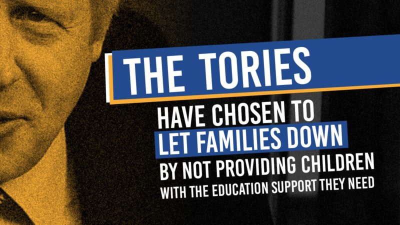 The Tories have let children and families down
