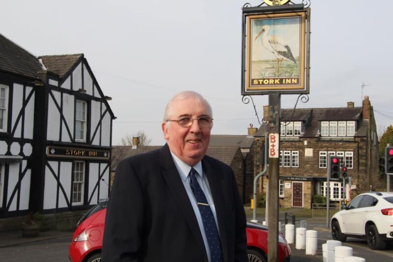 Dennis McDonnell at the much-loved Stork Inn