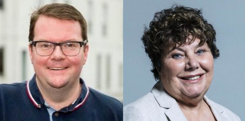 Conor McGinn, MP for St Helens North, and Marie Rimmer, MP for St Helens South and Whiston