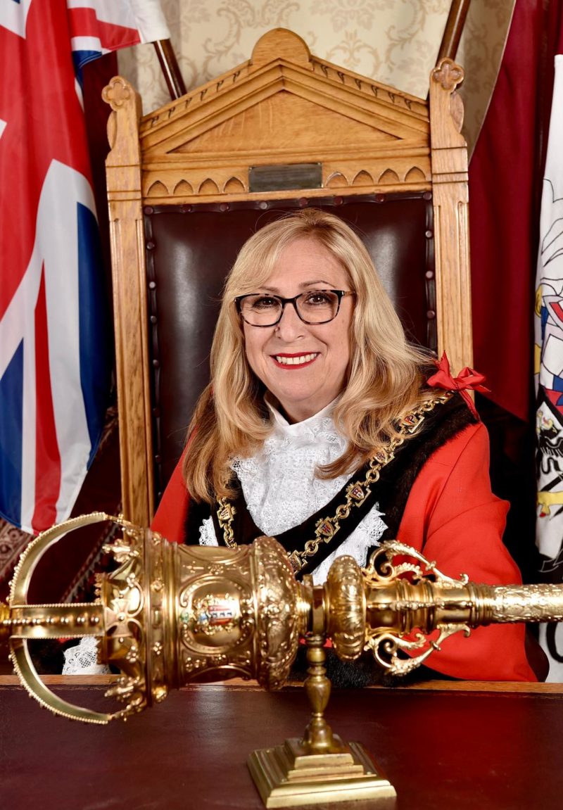 Mayor of St Helens Borough Cllr Sue Murphy