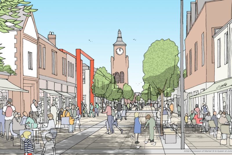 Earlestown plans will see a new transport hub, covered market and improvements to the public realm