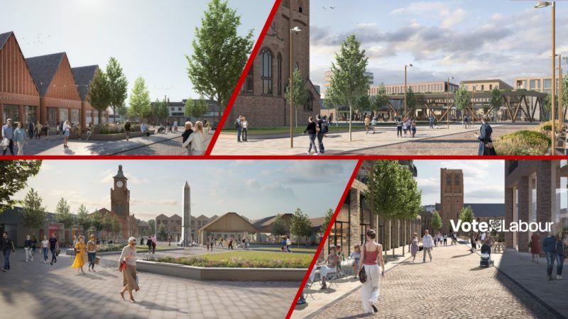 The plans are a once-in-a-lifetime opportunity to regenerate both town centres