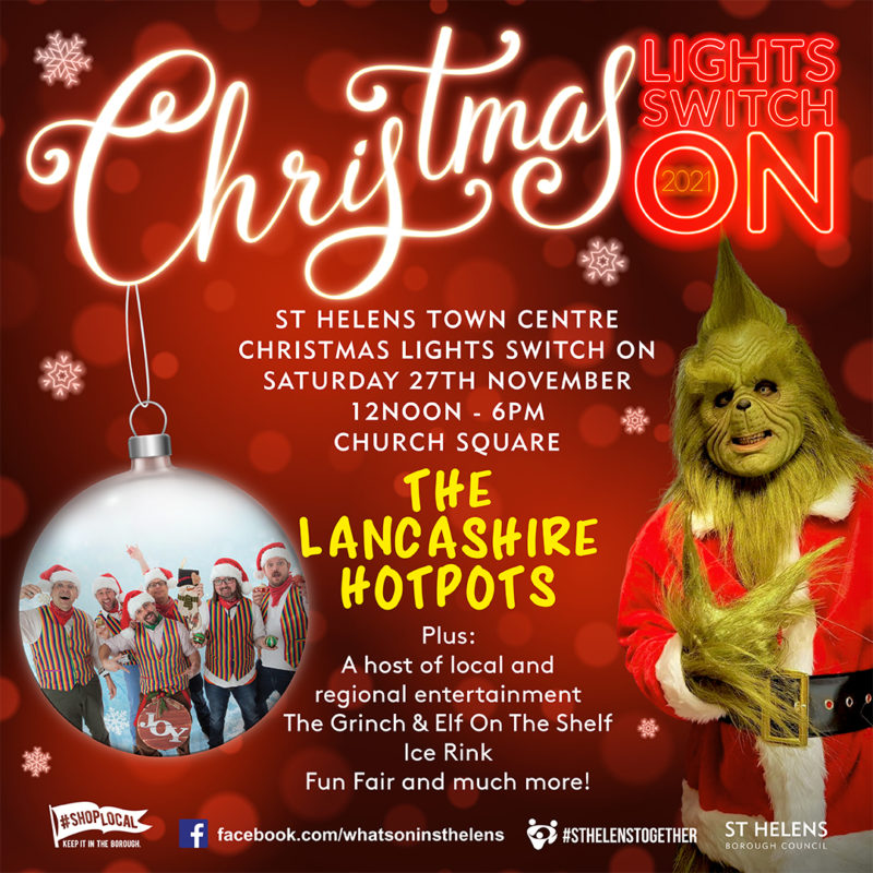 Details for the St Helens switch-on event