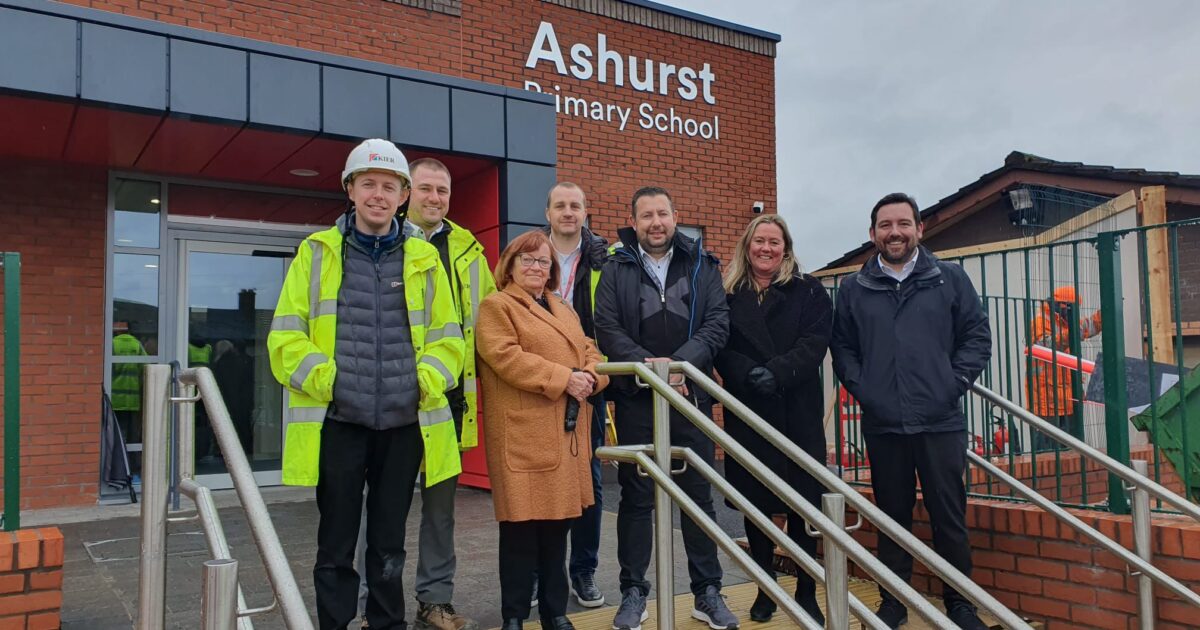 New Ashurst Primary School nearing completion St Helens Labour