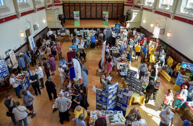 The heritage festival at the town hall in May was a huge success, with more to come