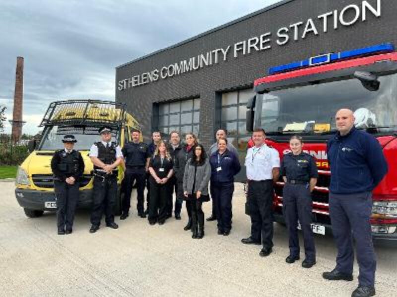 Cllr Mancyia Uddin and partners from the emergency services launch Operation Good Guy
