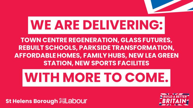 We will continue to do everything possible to deliver for our communities