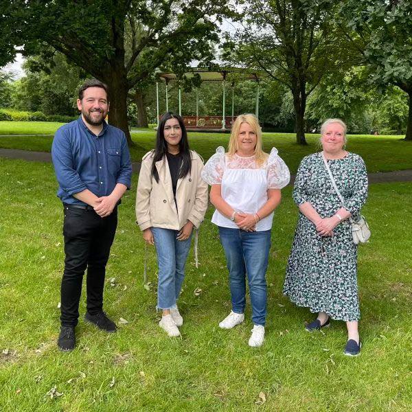 David Baines, Mancyia Uddin, Lisa Preston and Lynn Clark